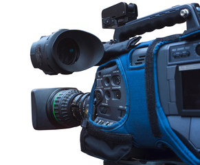 Video camera in action