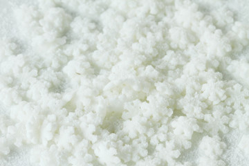 snowflakes on white background