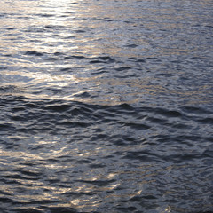 sunset water