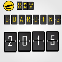 Boarding text for new year