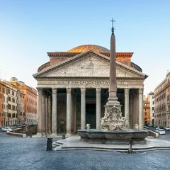 Foto auf Acrylglas Pantheon im Morgengrauen, Rom, Italien. © fazon