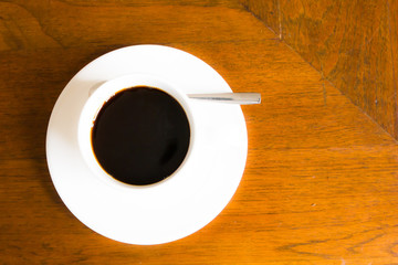 black coffee cup