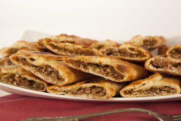 Turkish traditional beef Pide