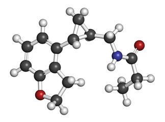 Tasimelteon sleep disorder drug molecule