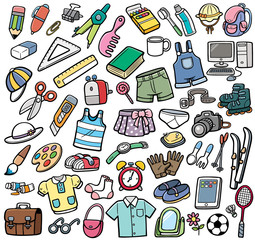 Vector Illustration of Different objects