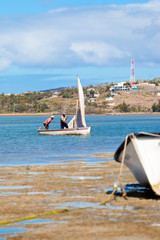 pêcheurs rodriguais, anse Mourouk, île Rodrigues