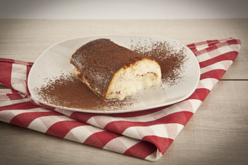 Kazandibi milk baked pudding, Turkish dessert