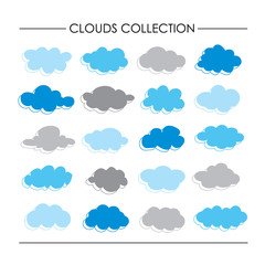 Cloud Icon Cartoon Collection