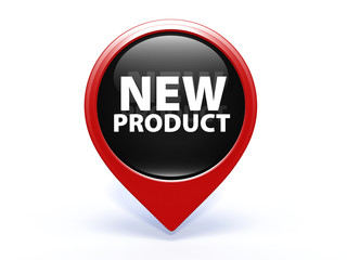 new product pointer icon on white background