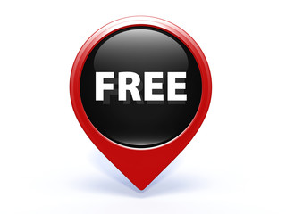 free pointer icon on white background