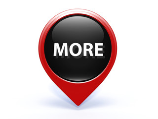 More pointer icon on white background