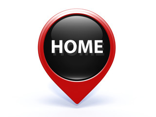 home pointer icon on white background