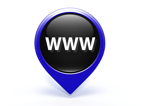www pointer icon on white background