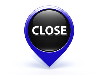 close pointer icon on white background