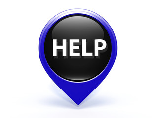 help pointer icon on white background