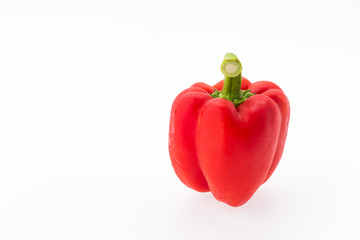 Red peppers isolated on white background