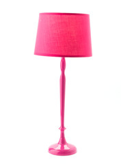 Table lamp isolated on white