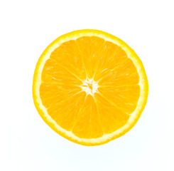 Orange isolated on white