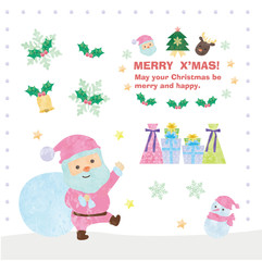 クリスマス　素材　メッセージ