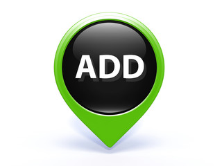 add pointer icon on white background