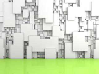 Abstract interior composition.