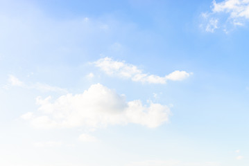 Cloud on blue sky