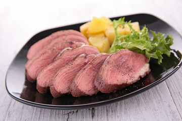 grilled duck breast
