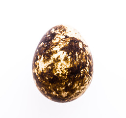 Quail eggs isolated