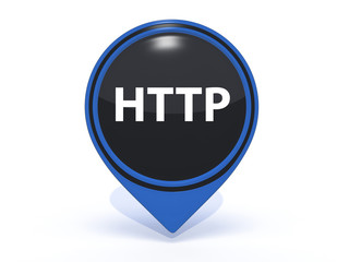 http pointer icon on white background