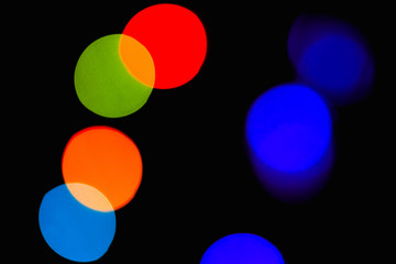 Big bokeh color spots