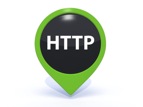 http pointer icon on white background
