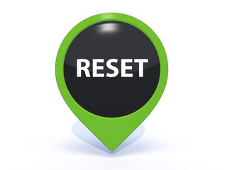 reset pointer icon on white background