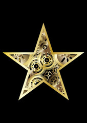 steampunk christmas star