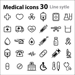 Medical Icons - line