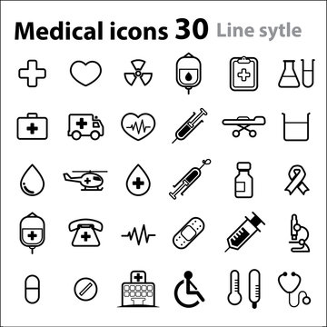 Medical Icons - line