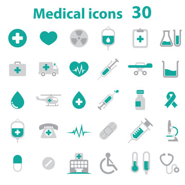 Medical Icons - color
