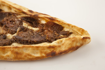 Turkish traditional beef Pide