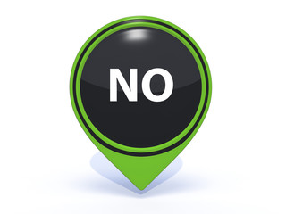 no pointer icon on white background