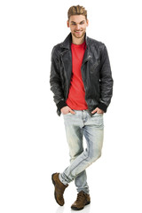 Fototapeta premium Fashion young man
