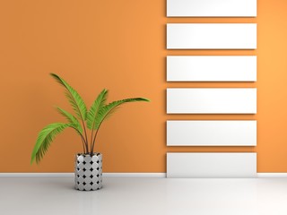 Modern interior composition