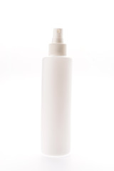 Cosmetic bottle isolated on white