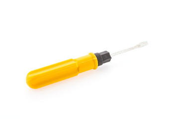 Screw driver isolated on white background