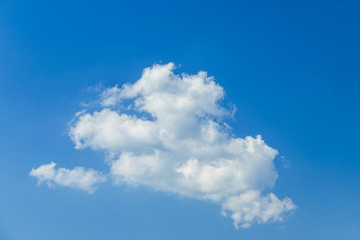 Blue sky with cloud background