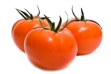 three tomatoes