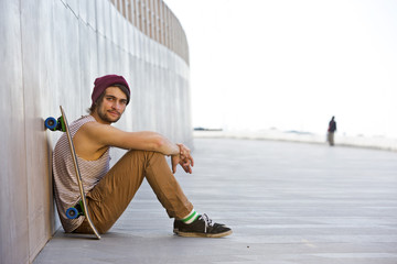 Boardwalk skateboarding © corepics