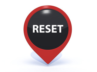 reset pointer icon on white background