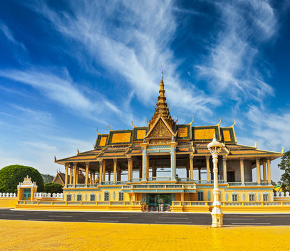 Royal Palace complex in Phnom Penh