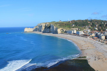 Plage d'étretat, France