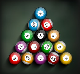 Set of Billiard Balls