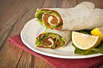 Cig kofte Durum Shawarma / Turkish Food